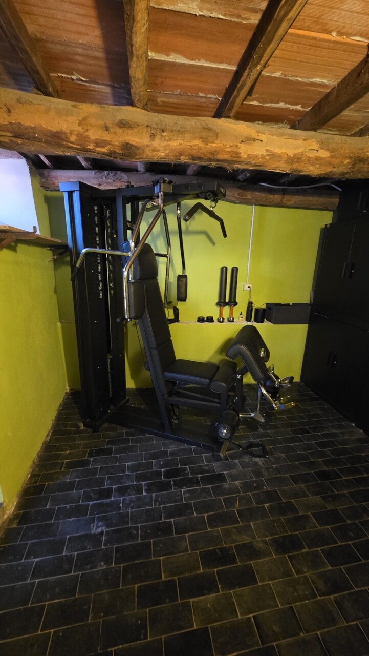 Technogym Unica weights station in the indoor Vallico Academy training room